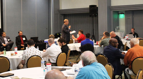 Conference attendees in class at conference | Texas Medical Director Conference | SCS Events